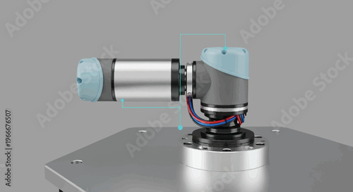 This isolated scientific instrument is an essential optical lens tool for medical research and biotechnology experiments, featuring a modern laboratory microscope on a white background