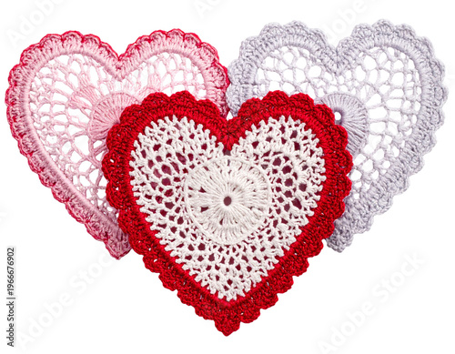 A round white lace tablecloth with delicate floral embroidery on a transparent background.