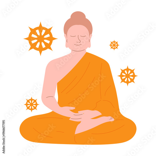 Buddha Meditation Icon