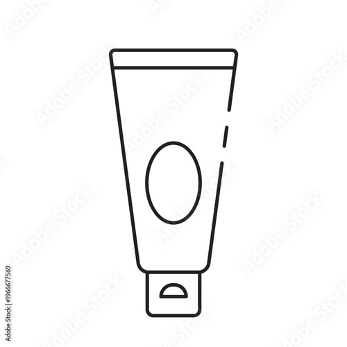Cosmetic Tube Outline Icon
