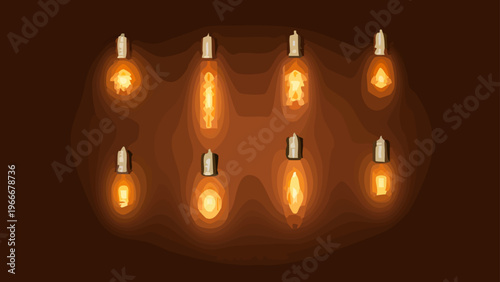 candles in the church
