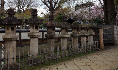 Cuadro en lienzo 上野東照宮の灯籠
