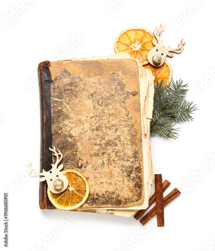 Composition with old book, ...