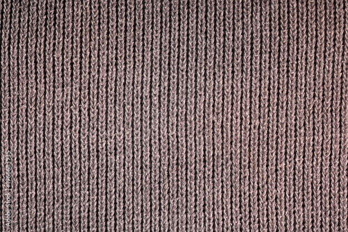 Fotografie Strickmuster eines maschinell gestrickten Pullovers als Struktur und Hintergrund