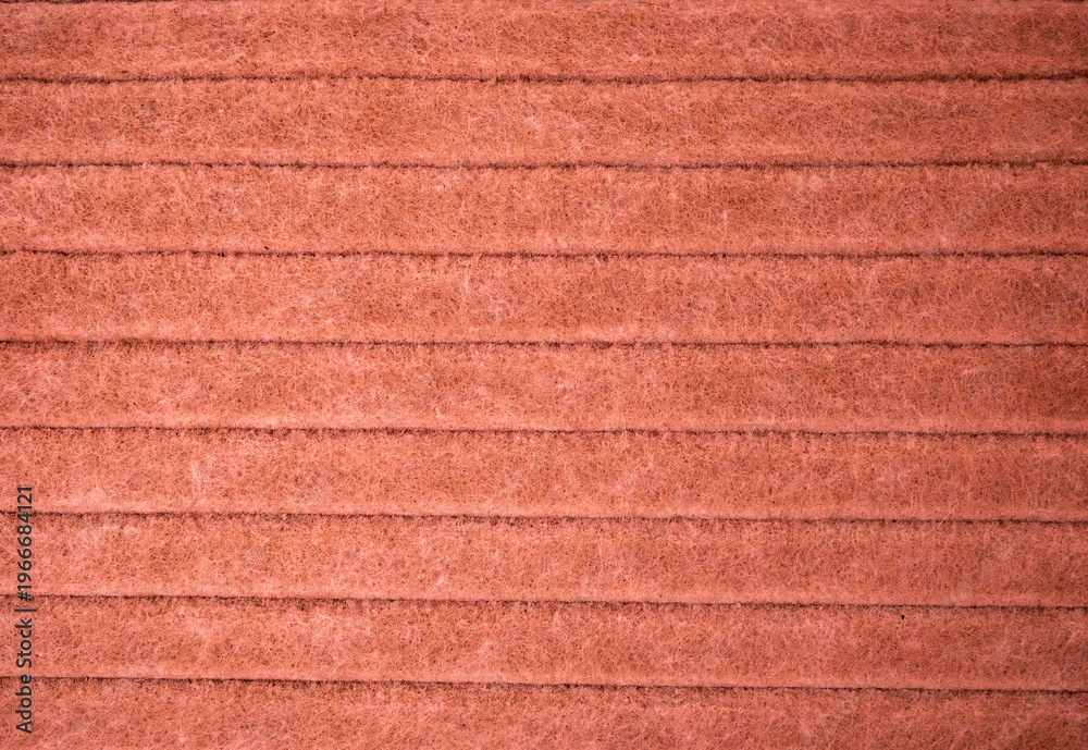 Fototapeta premium Beige Felt Fabric Texture with Horizontal Stripe Pattern Background Surface