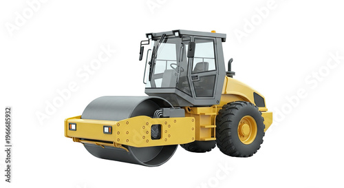 Yellow Roller Compactor