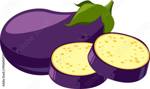 Eggplant Vegetable Illustration