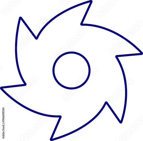 Hurricane cyclone icon in line style featuring storm, typhoon, tornado, whirlwind, vortex and weather synonym elements for disaster alert, climate design and warning graphics