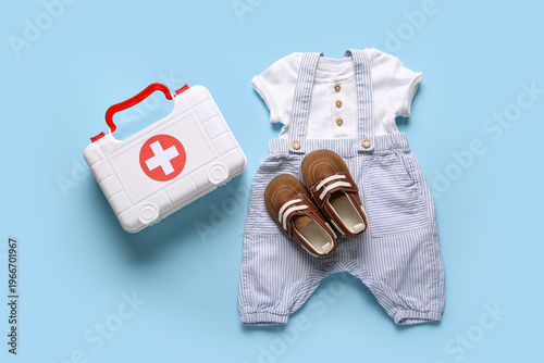 Toy first aid kit with kid'...