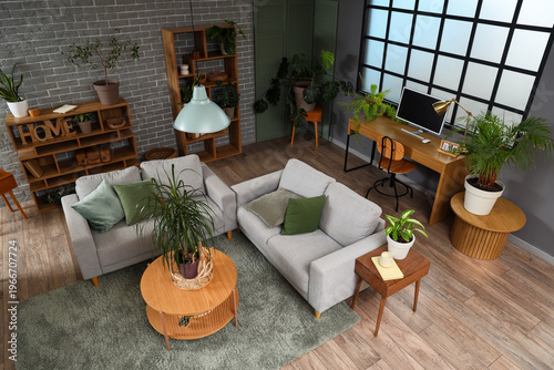 Interior of living room wit...