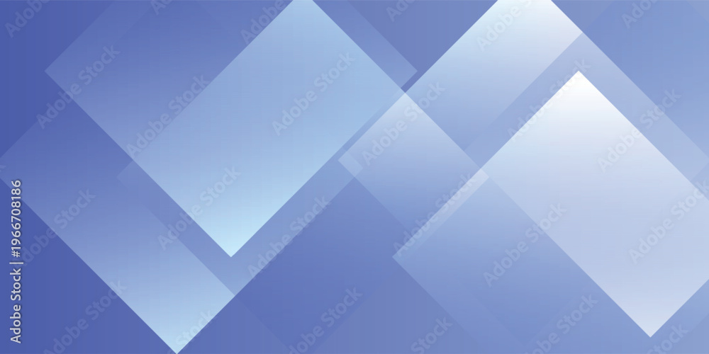 Obraz premium Abstract light blue background with transparent geometric square layers eps10