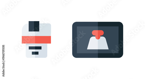 Identification Badge and Digital Profile Icon