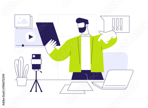 Life coach training isolated cartoon vector illustrations.