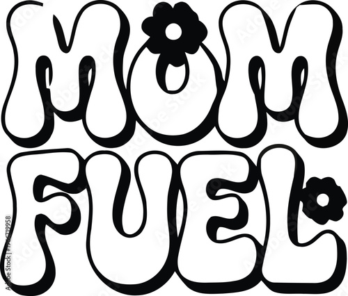 Mushroom and fungus art with black and white calligraphy design