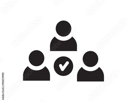 Council Icon Flat Vector. Clean and minimal graphic design.