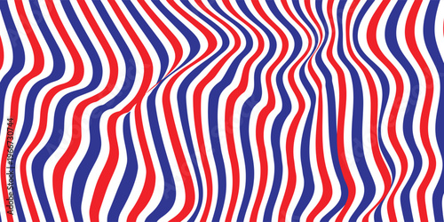 Airmail Envelope frame images with strips. International vintage letter border. Retro air mail postcard with blue and red stripes.  Empty classic postal frame. Vector illustration