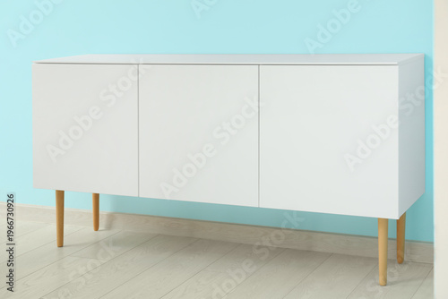 Stylish white chest of draw...