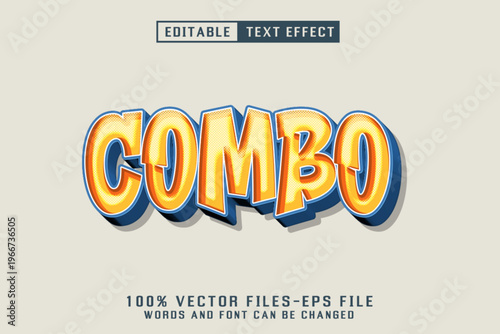 Combo Editable Text Effect