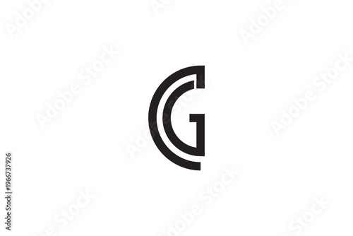 AG abstract logo design