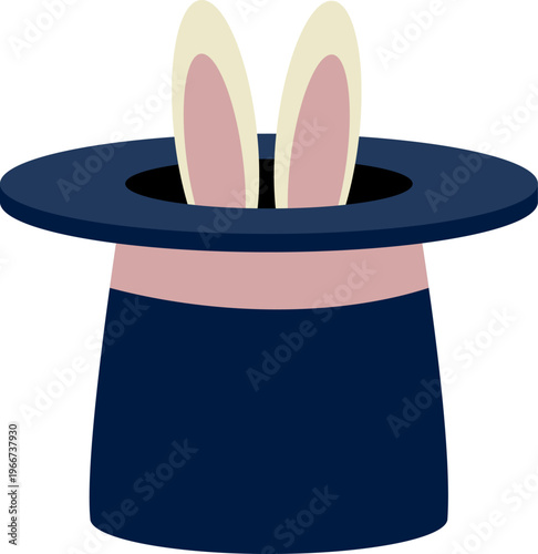 Rabbit Ears in Magician Hat