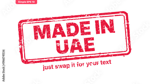 official stamp label red rubber stamp vector with distressed ink texture and clean frame, built for packaging, shipping labels, office paperwork, certification workflows, and commercial branding use.