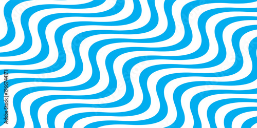 Calming abstract background featuring organic, fluid flowing waves in light pastel blue and cream tones. illustration