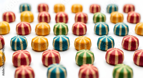Colorful 3D Easter Eggs Decoration Sphere Illustration