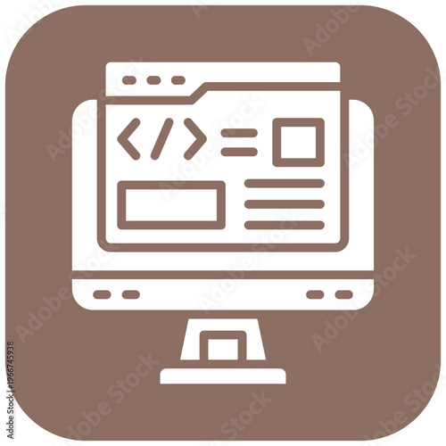 Web Coding Icon