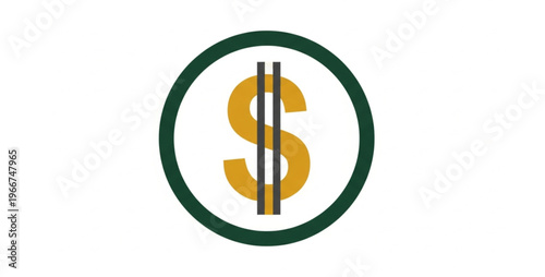 vector illustration of a dollar sign