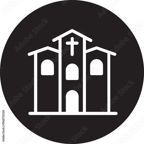 church glyph icon