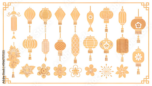 Collection of traditional handcrafted clay pottery and ceramic objects in earthy tones