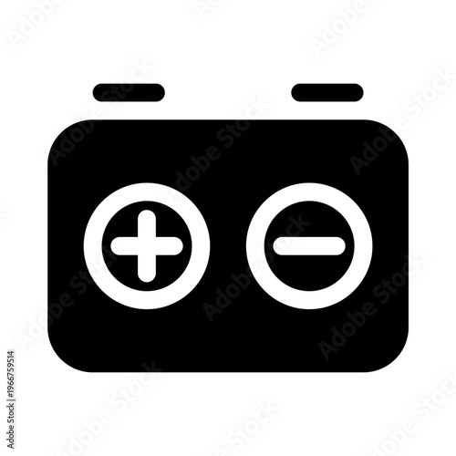 black accumulator icon