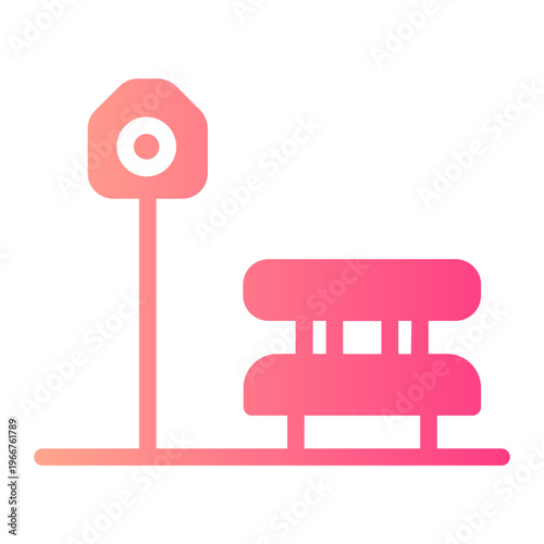 public park gradient icon