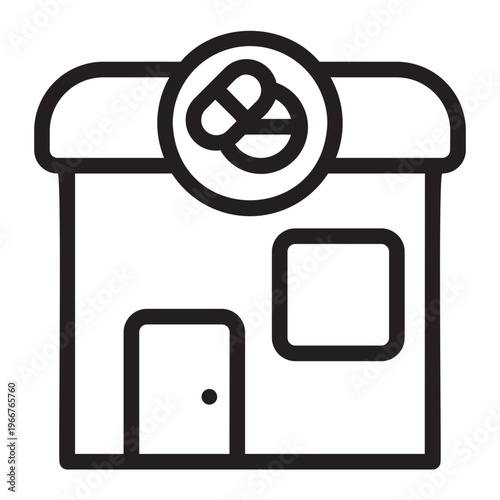 pharmacy line icon