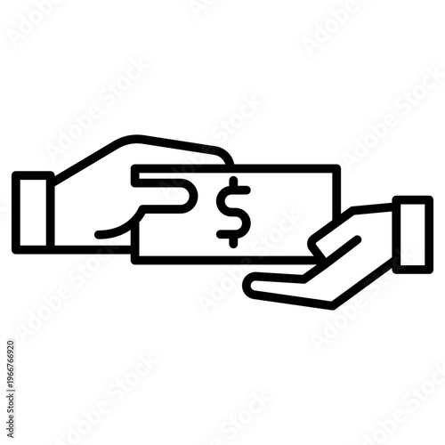 Money Transfer Movement Finance Icon