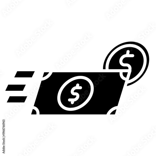 Money Transfer Movement Finance Icon