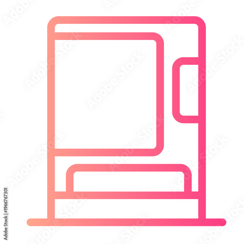 vending machine gradient icon