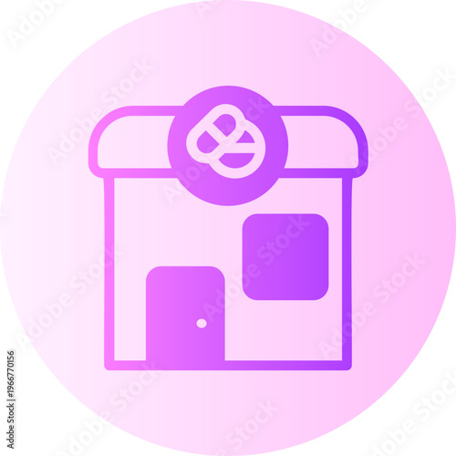 pharmacy gradient icon