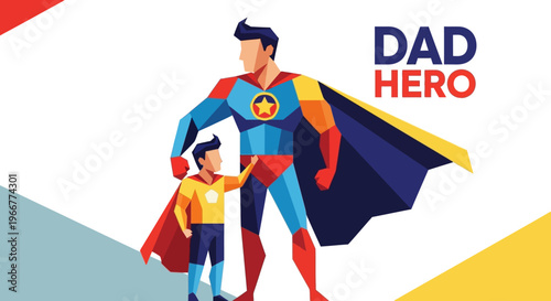 Father and son superhero duo.