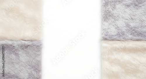 Soft fur texture, gray and beige, blurred background, seamless pattern