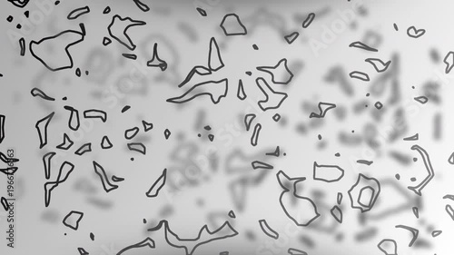 White floaters commonly seen in human eyes, suitable for medical articles, optometry websites, and ophthalmology presentations for a professional look.