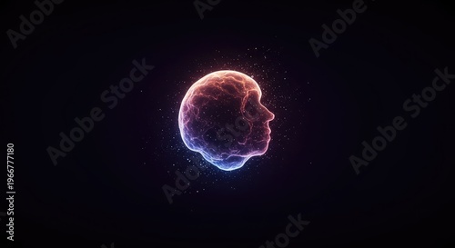 Abstract, seamless background depicting a mental void or the expansive potential before a thought or dream forms. Clean and minimalist ,backdrop ,potential ,imagination