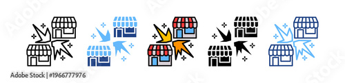 Market Crash multiple icon