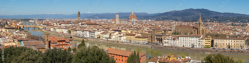 Obraz premium Florence - The cityscape from Piazza Michelangelo
