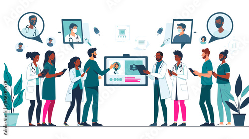 A minimalist illustration of a teal potted plant on a shelf, evoking a sense of calmness and serenity.