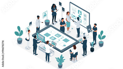 A young woman in a modern kitchen, smiling and holding a cup of coffee, conveying a sense of morning routine and happiness.