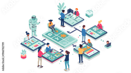 A young woman smiles while working on her laptop in a cozy coffee shop, embodying productivity and happiness.