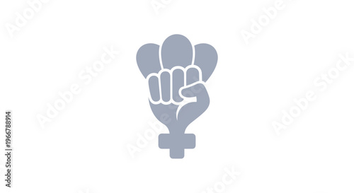 Feminist Fist and Venus Symbol Icon