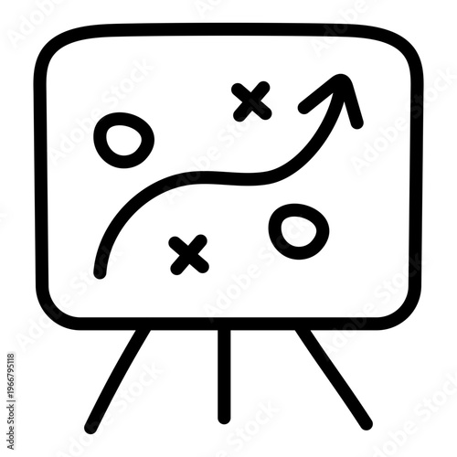 Perfect design icon of strategic plan