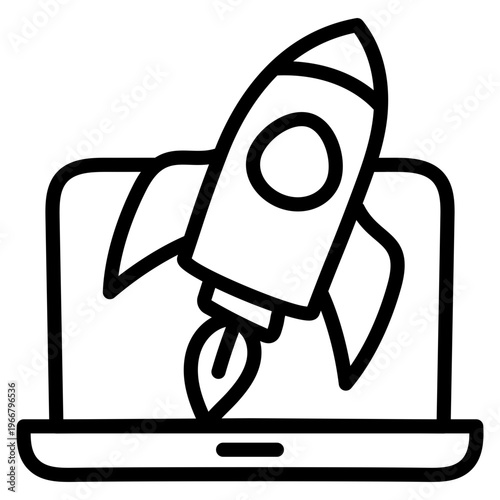 Premium download icon of system startup 